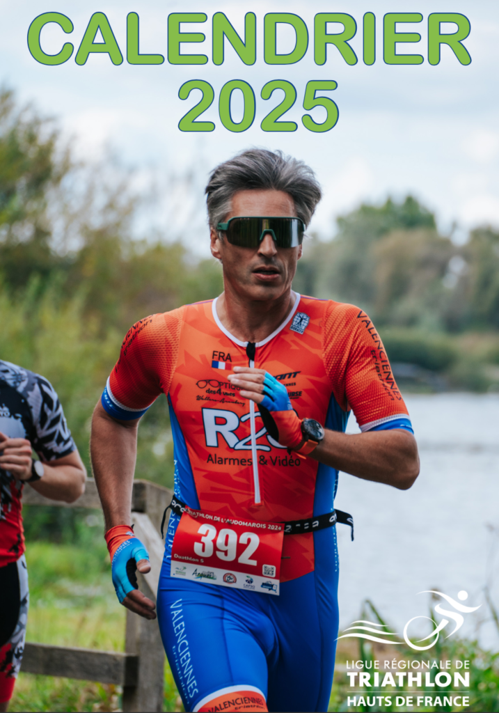 Calendrier 2025 Ligue HautsdeFrance de Triathlon